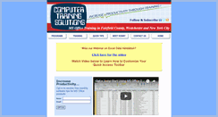 Desktop Screenshot of computertrainingsolutions.biz
